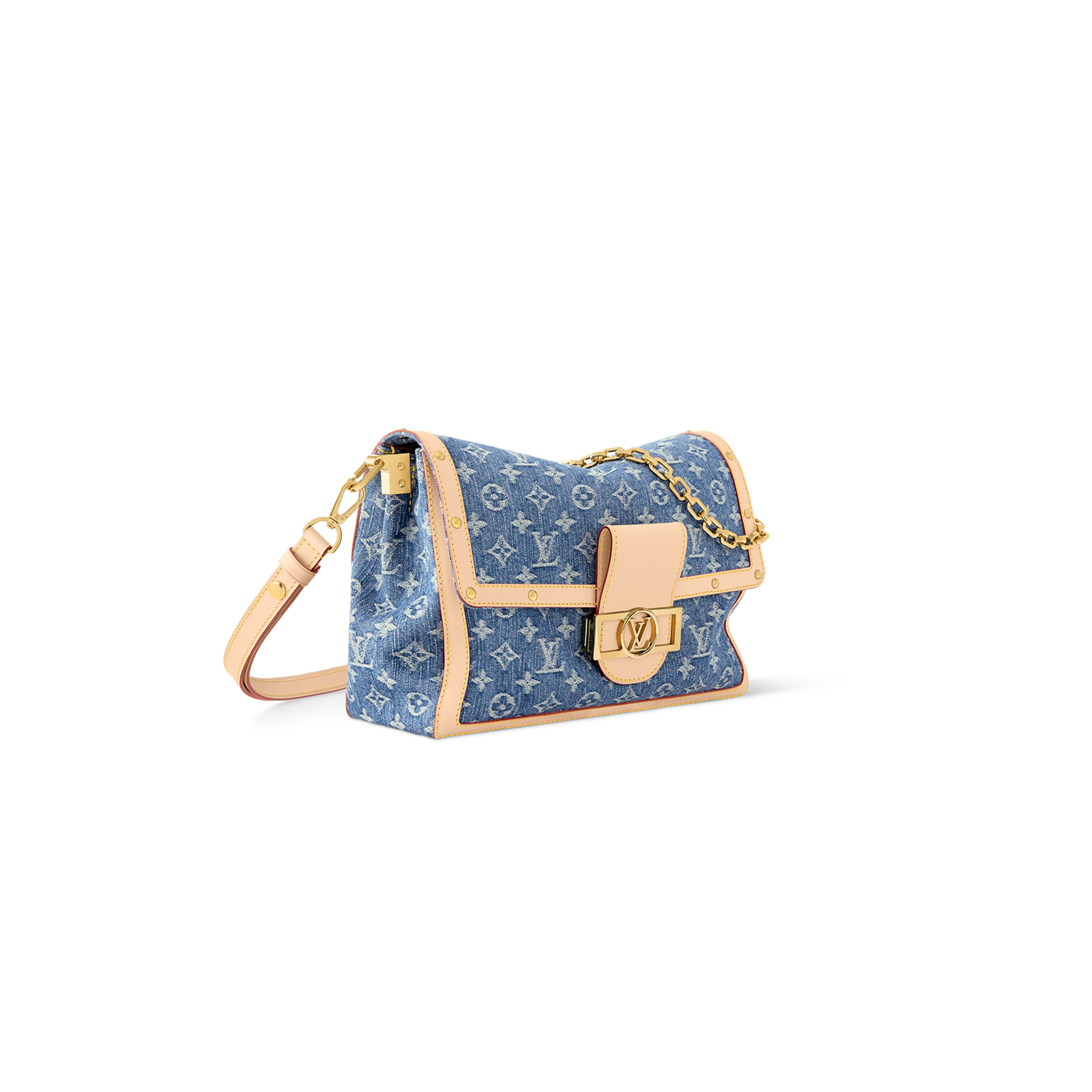 LOUIS VUITTON DENIM DAUPHINE SOFT GM M13319 (28*20*11cm)
